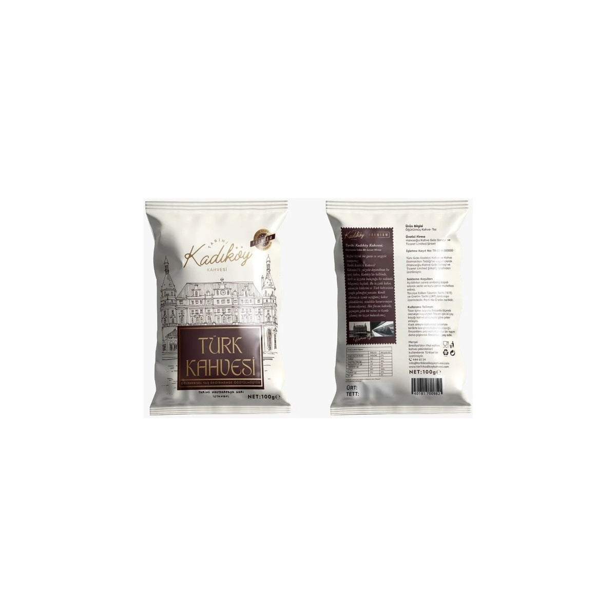 Tarihi Kadikoy Premium Turkish Coffee 100 g - MALLTURK