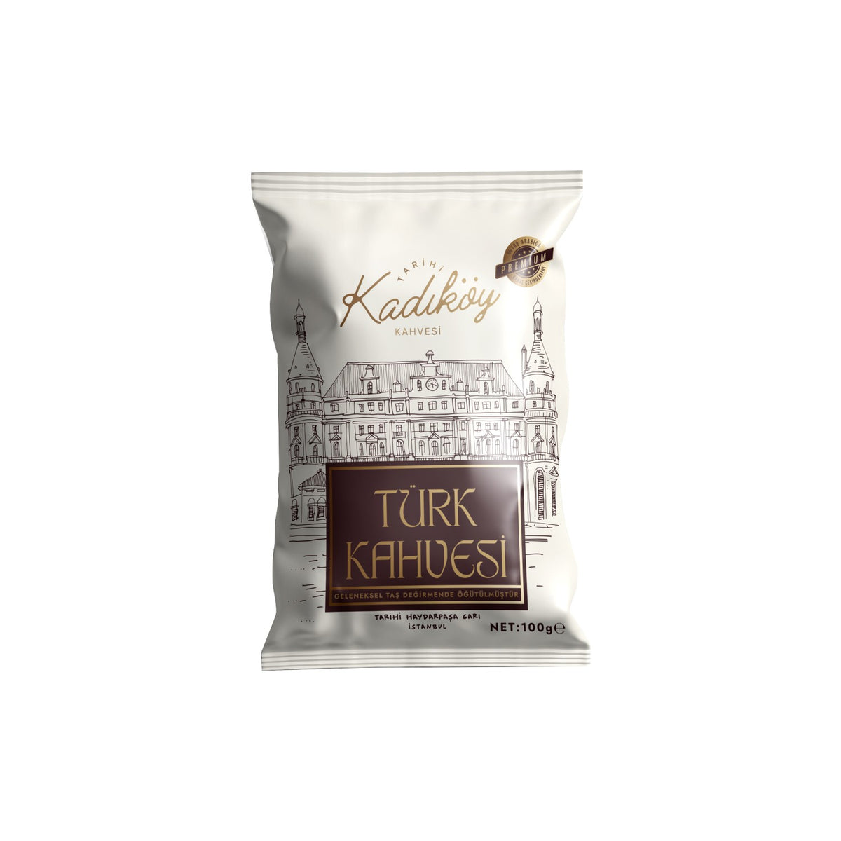 Historic Kadikoy Coffee - Historic Kadikoy Premium Turkish Coffee 100GR x 5 Pieces - MALLTURK