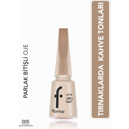 Flormar Latte Nail Enamel Nail Polish - MALLTURK