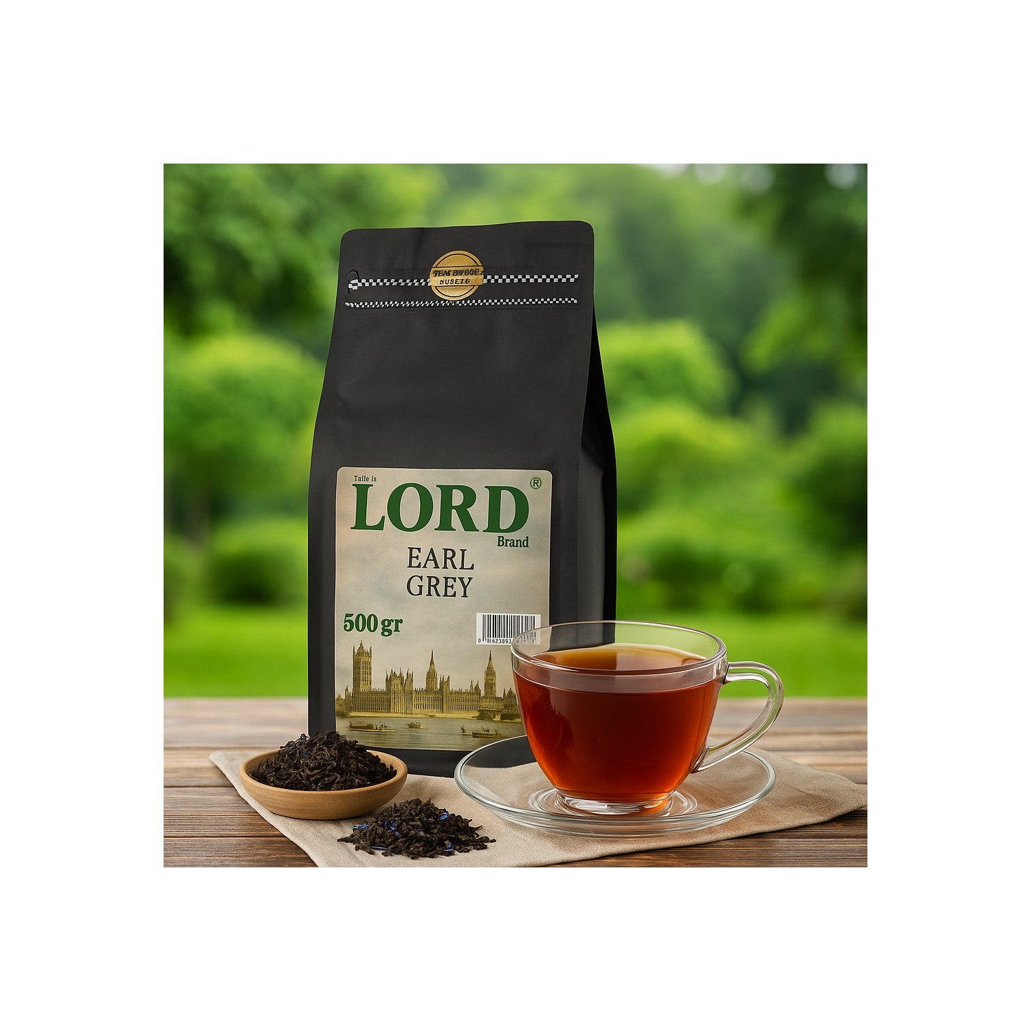 Lord Tea bergamot flavored Earl Grey tea 500 g natural flavored black tea Yapraklari - MALLTURK