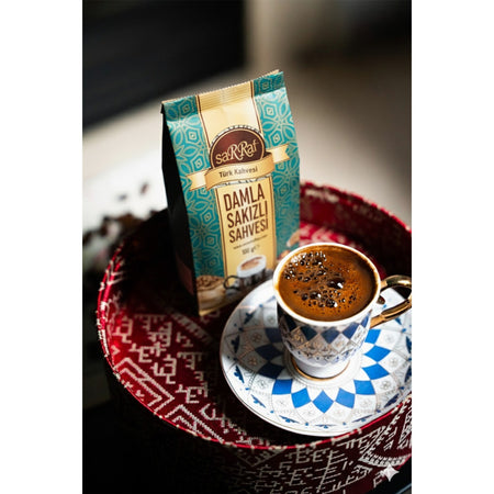 Sarraf Mastic Flavored Turkish Coffee 100 gr 3-pack - MALLTURK