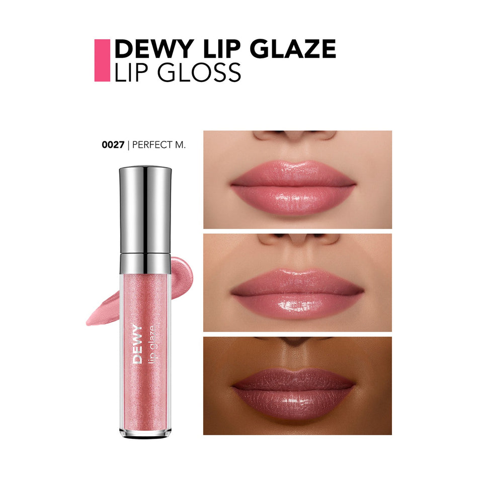 Flormar Dewy Lip Glaze Moisturizing Semi-Transparent Lip Gloss (027 Perfect Moments) 8682536069502