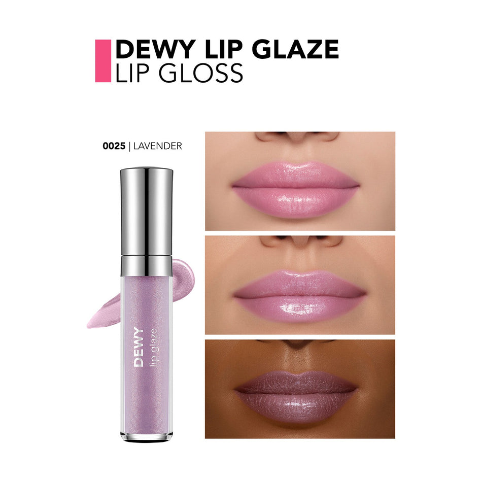 Flormar Dewy Lip Glaze Moisturizing Semi-Transparent Lip Gloss (025 Lavender) 8682536069465