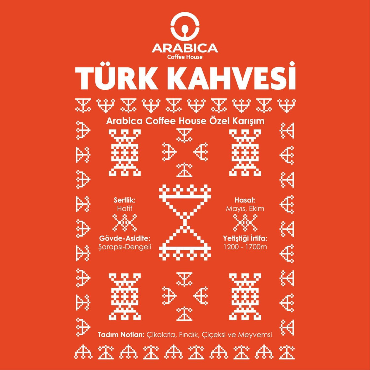 Arabica Coffee House Turkish Coffee 250g - MALLTURK