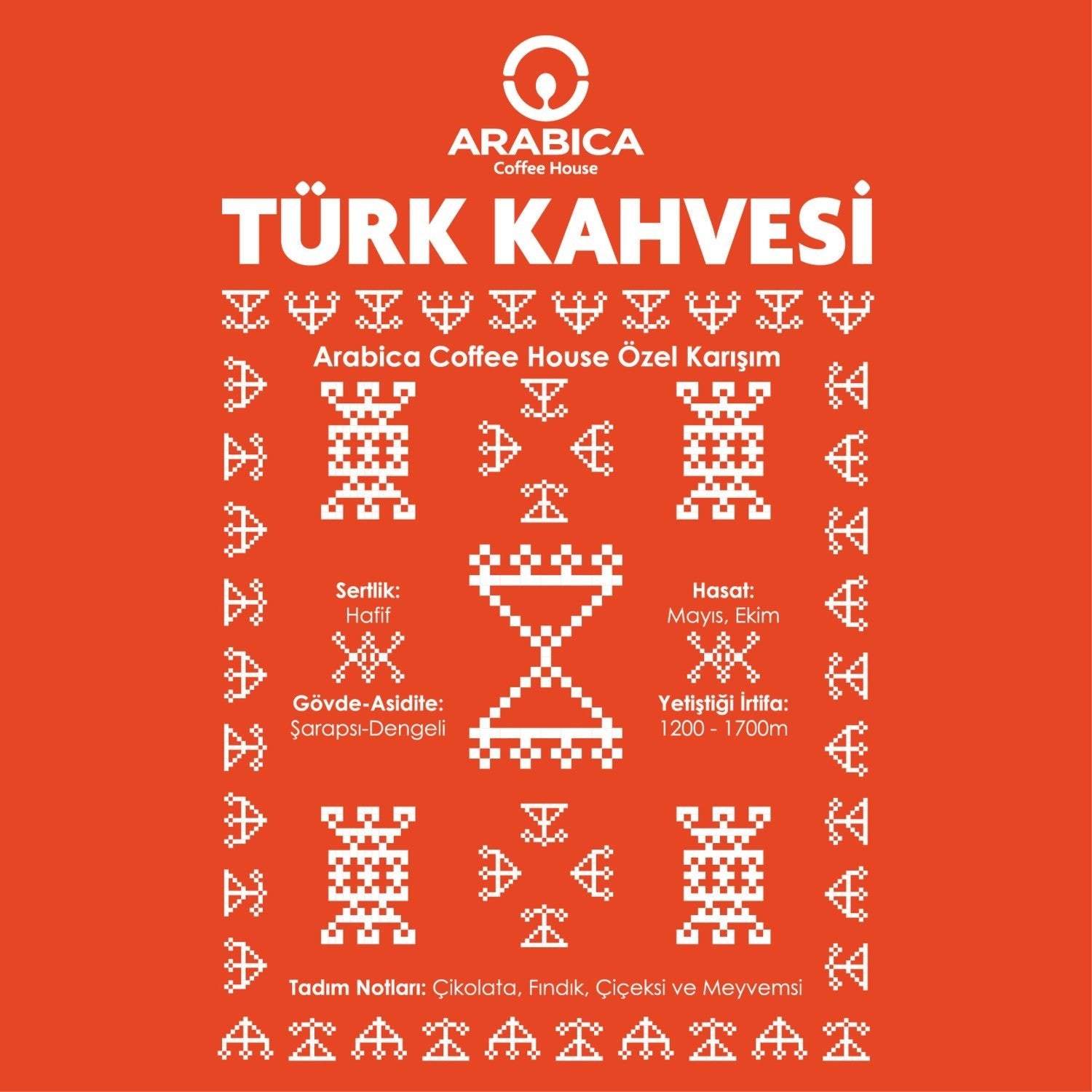 Arabica Coffee House Turkish Coffee 250g - MALLTURK