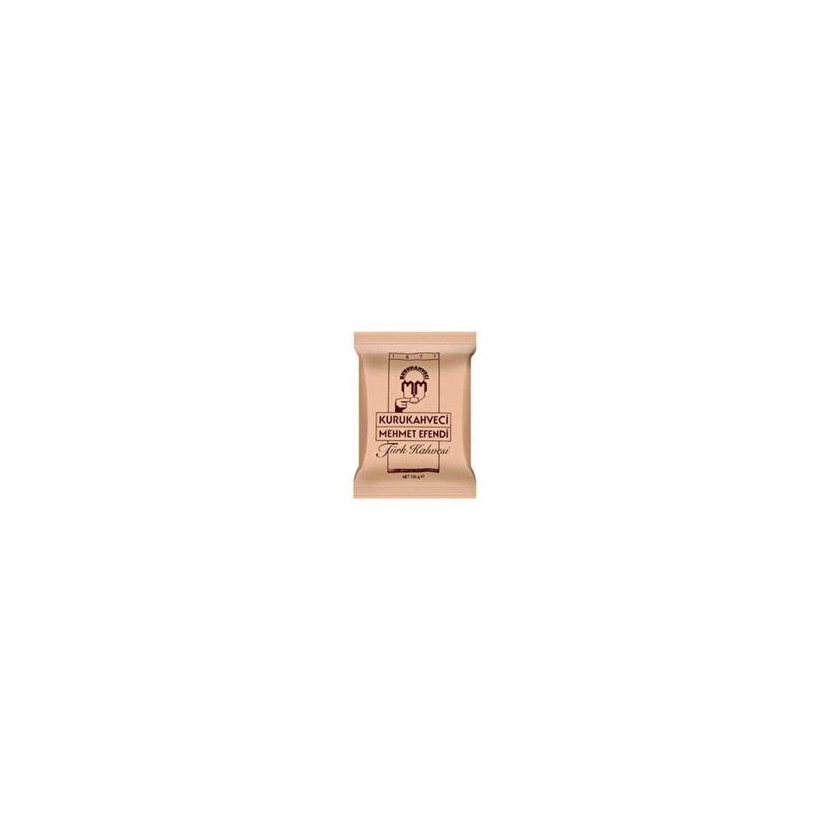Kurukahveci Mehmet Efendi Turkish Coffee 100 gr 2-Pack Caffeinated and Specially Roasted Flavor - MALLTURK