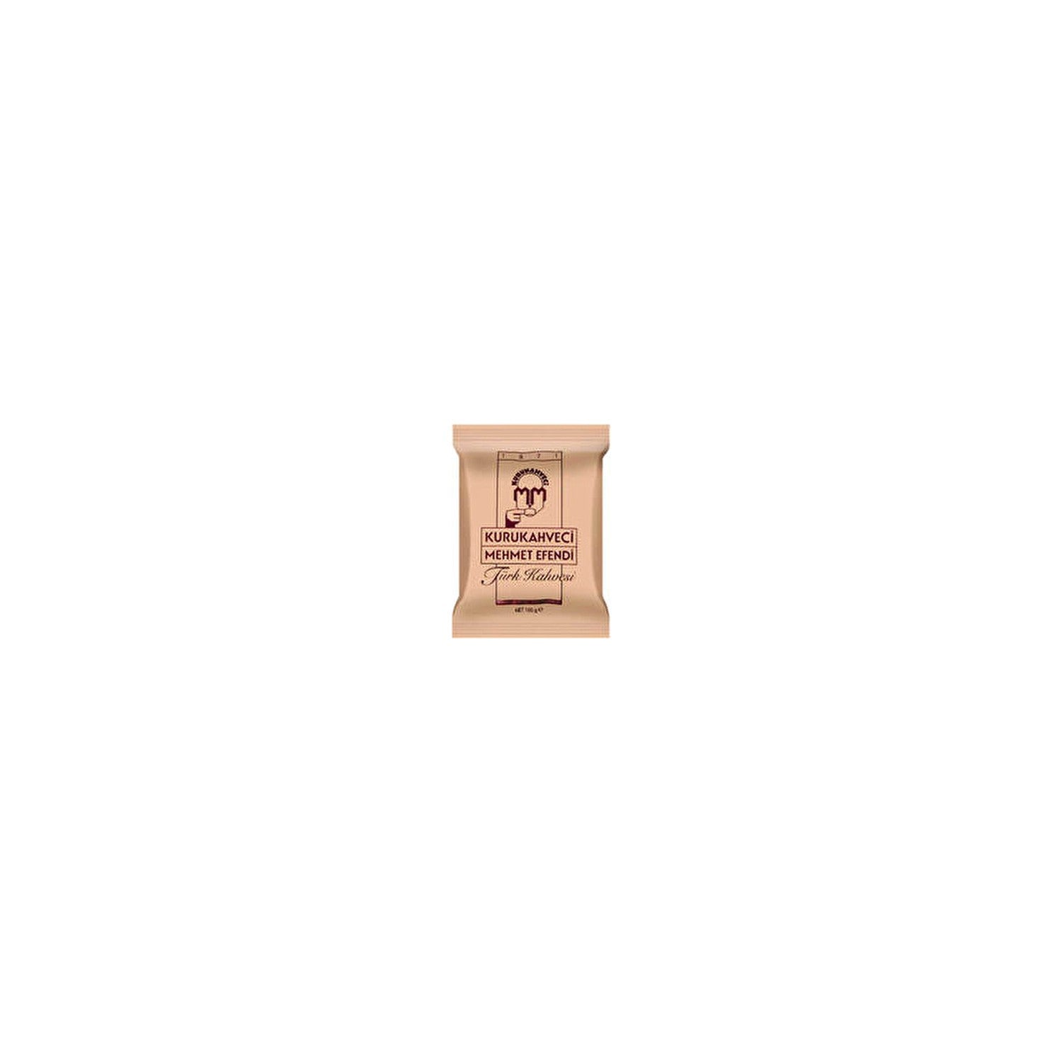 Kurukahveci Mehmet Efendi Turkish Coffee 100 gr 2-Pack Caffeinated and Specially Roasted Flavor - MALLTURK