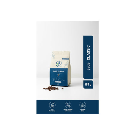Green Brown Coffee Plain Turkish Coffee 185 g + Gift - MALLTURK