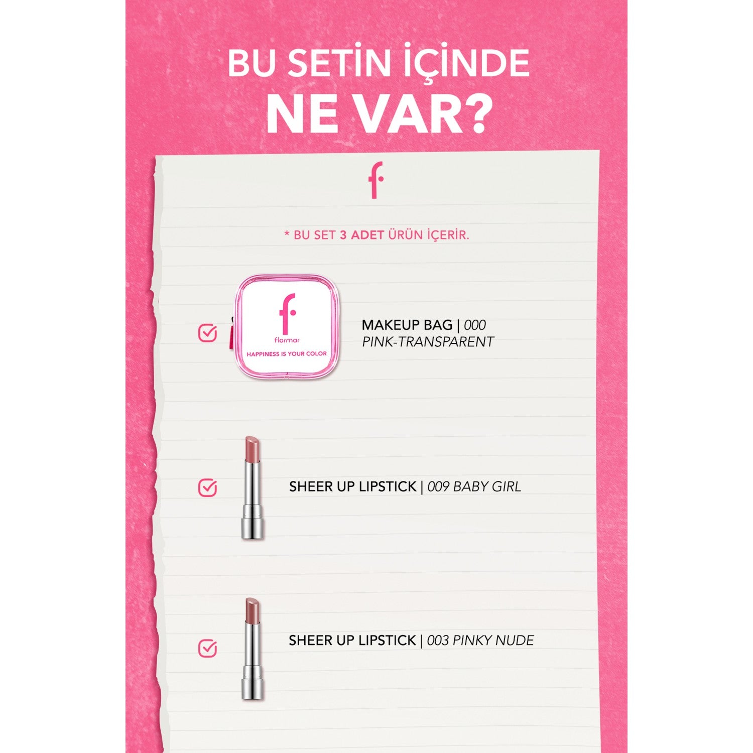 Flormar Sheer Up Lipstick - MALLTURK