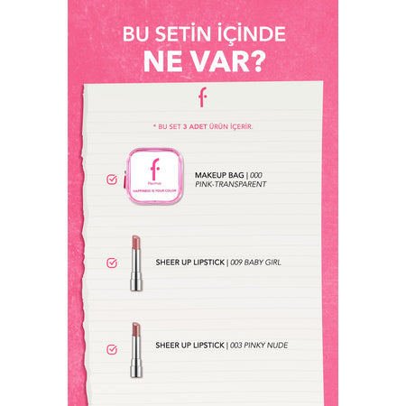 Flormar Sheer Up Lipstick - MALLTURK