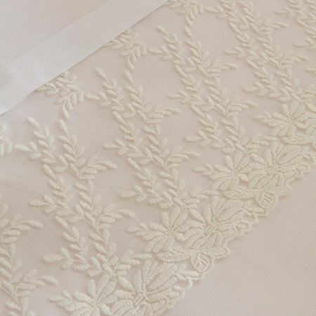 Karaca Home Elaria Lace Double Duvet Cover Set White