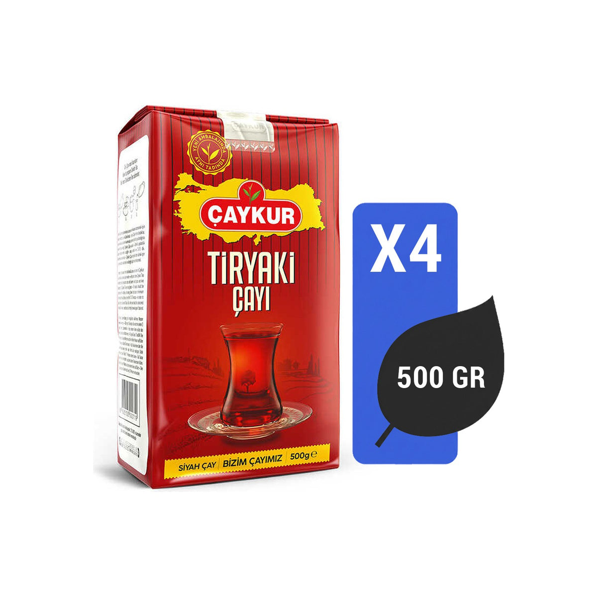 Caykur Tiryaki tea 500 g x 4 pieces - MALLTURK