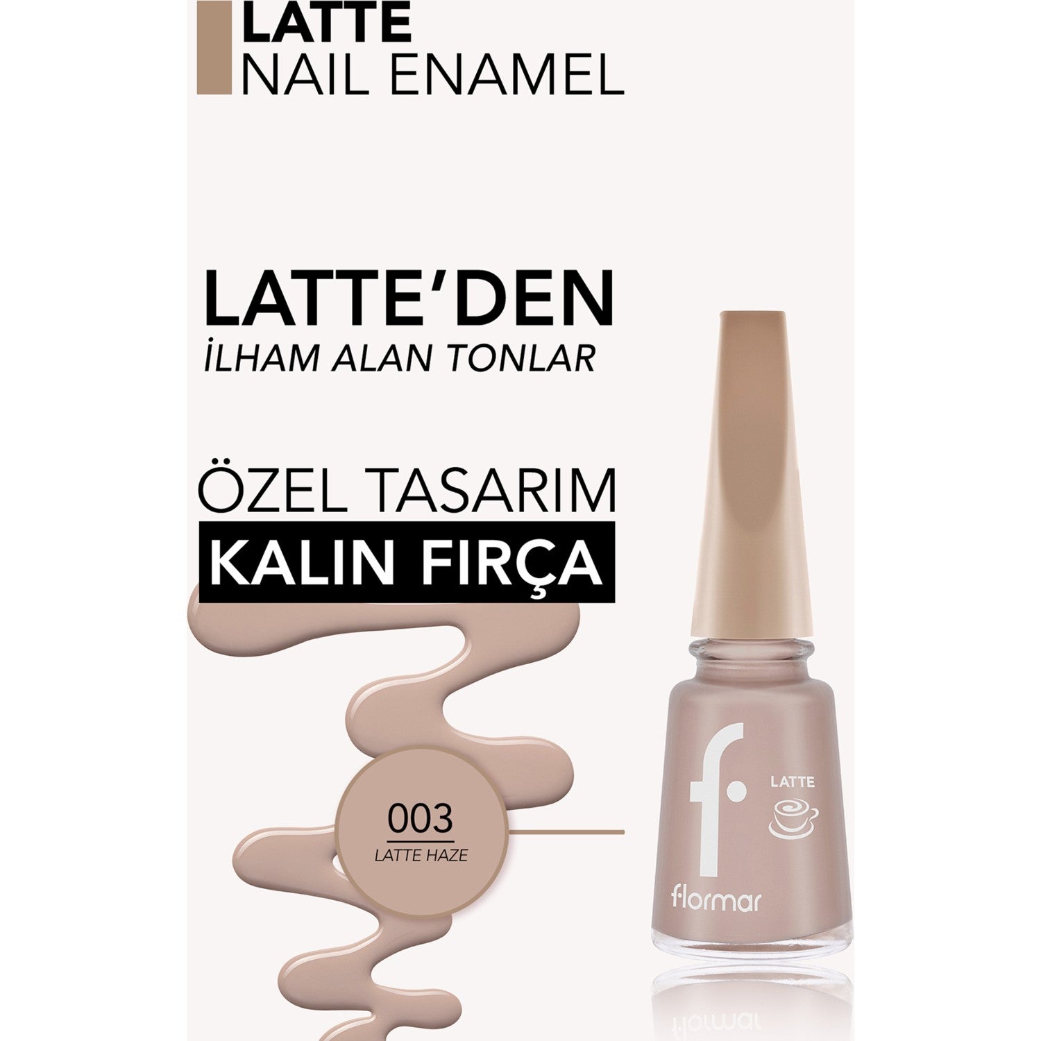 Flormar Latte Nail Polish - MALLTURK