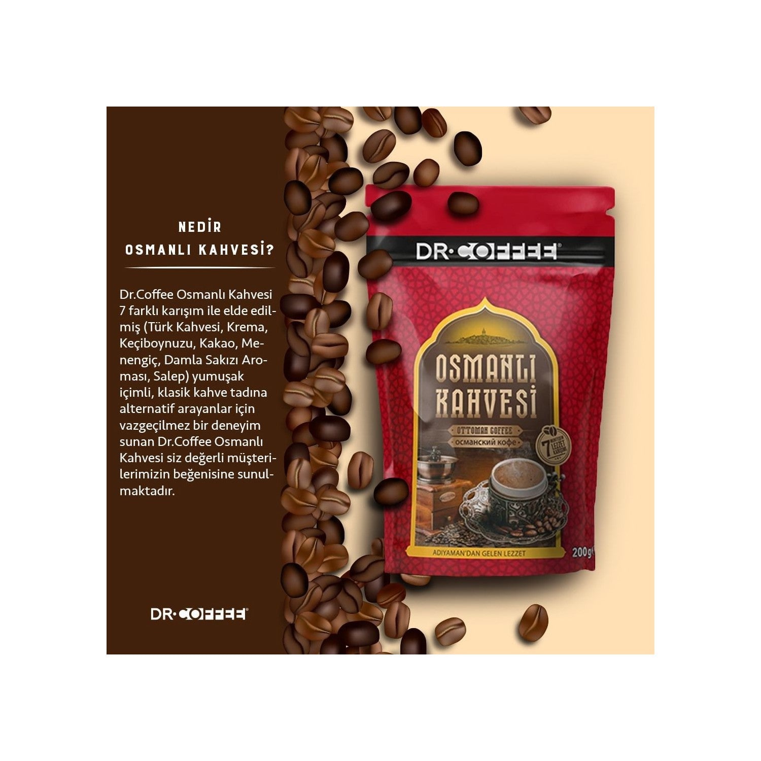 Dr Coffee Ottoman Coffee 200 g - MALLTURK