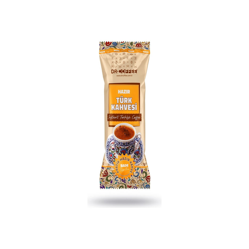 Dr.Coffee Plain Instant Turkish Coffee Office Set 7 g x 10 - MALLTURK