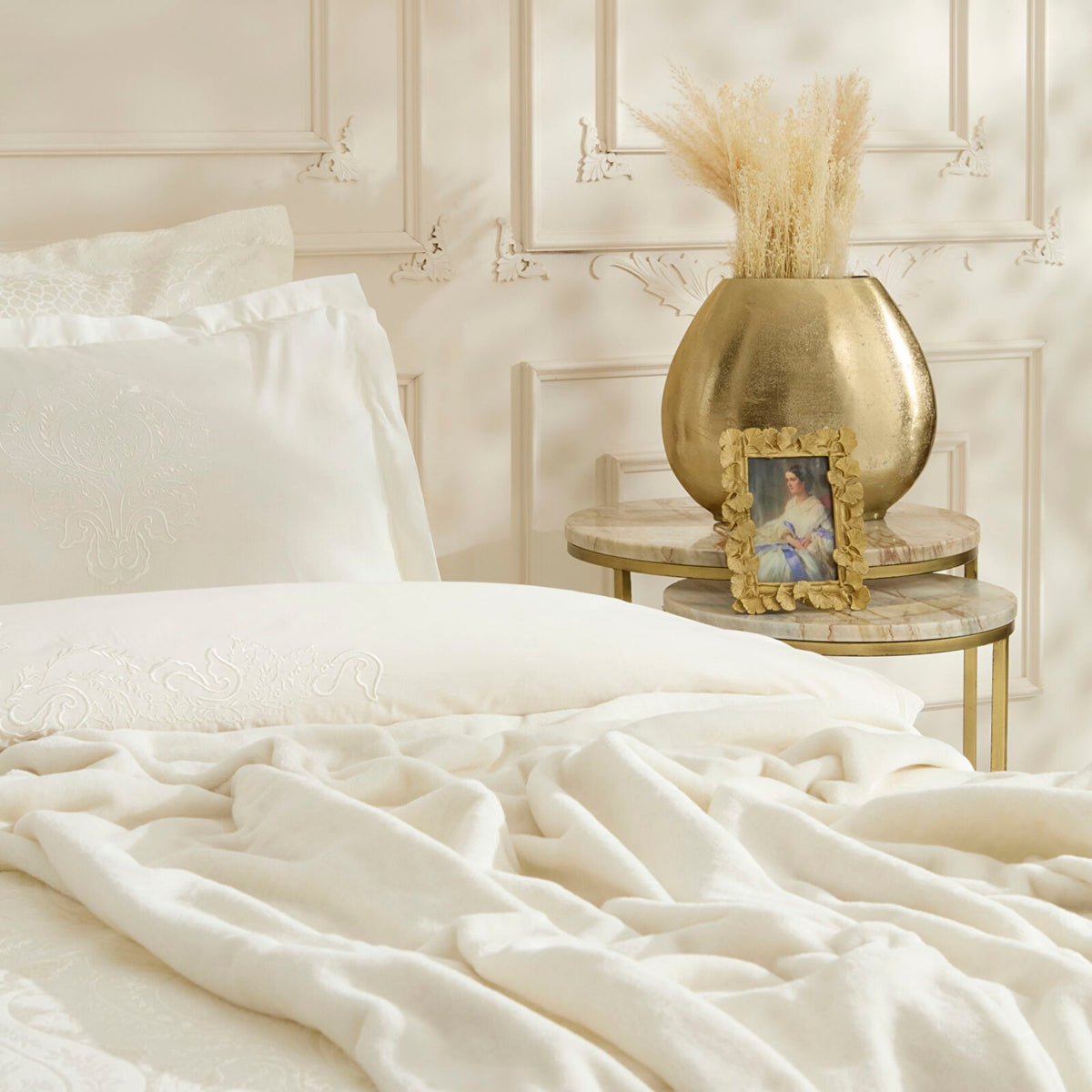 Karaca Home Sevra 8-Piece Private Bridal Set, Ecru - MALLTURK