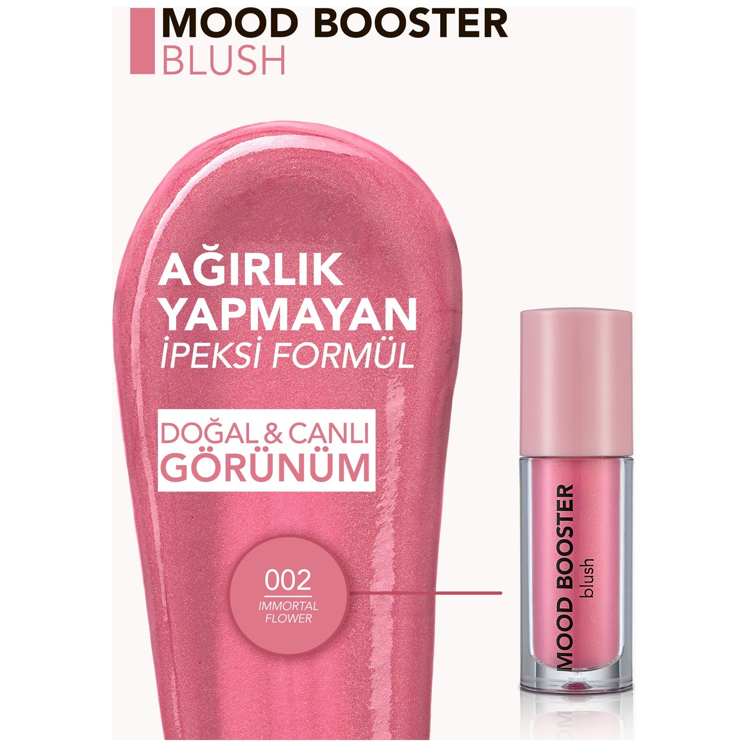 Flormar Mood Booster Liquid Blush
