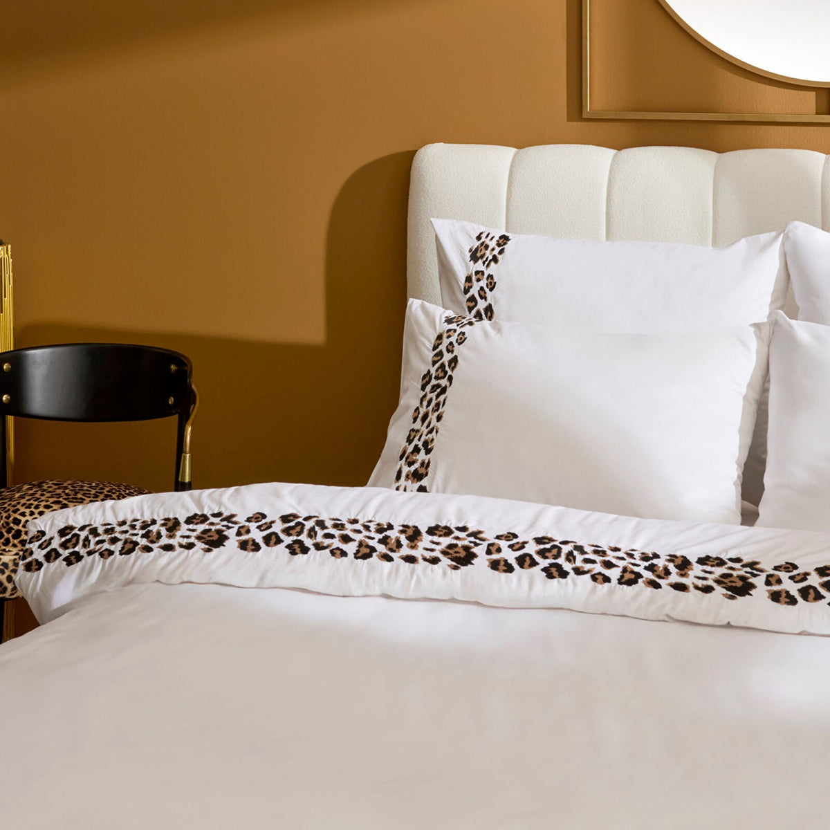 Karaca Home Furia %100 Cotton Embroidered Double Duvet Cover Set White - MALLTURK