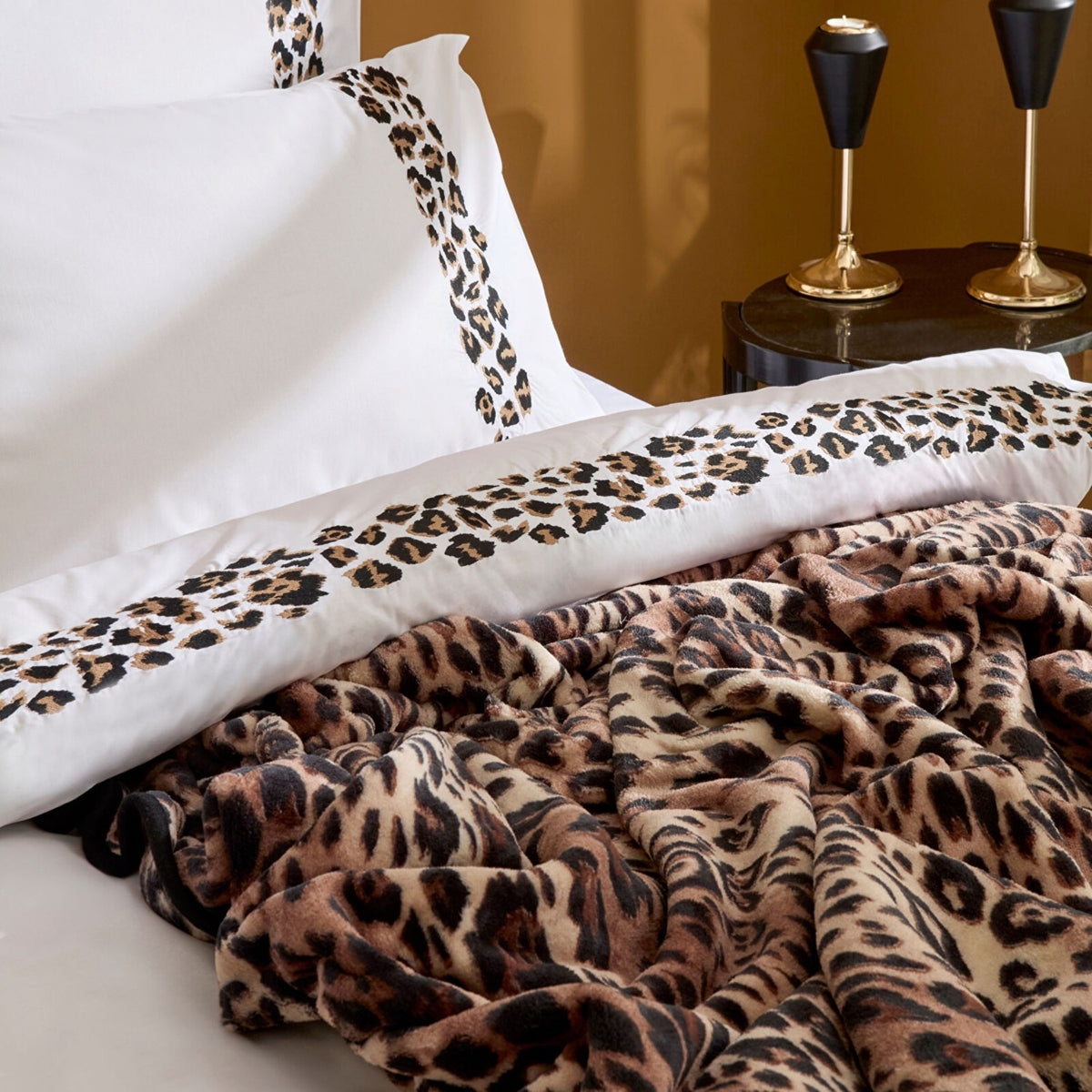 Karaca Home Furia %100 Cotton Embroidered Double Duvet Cover Set White - MALLTURK