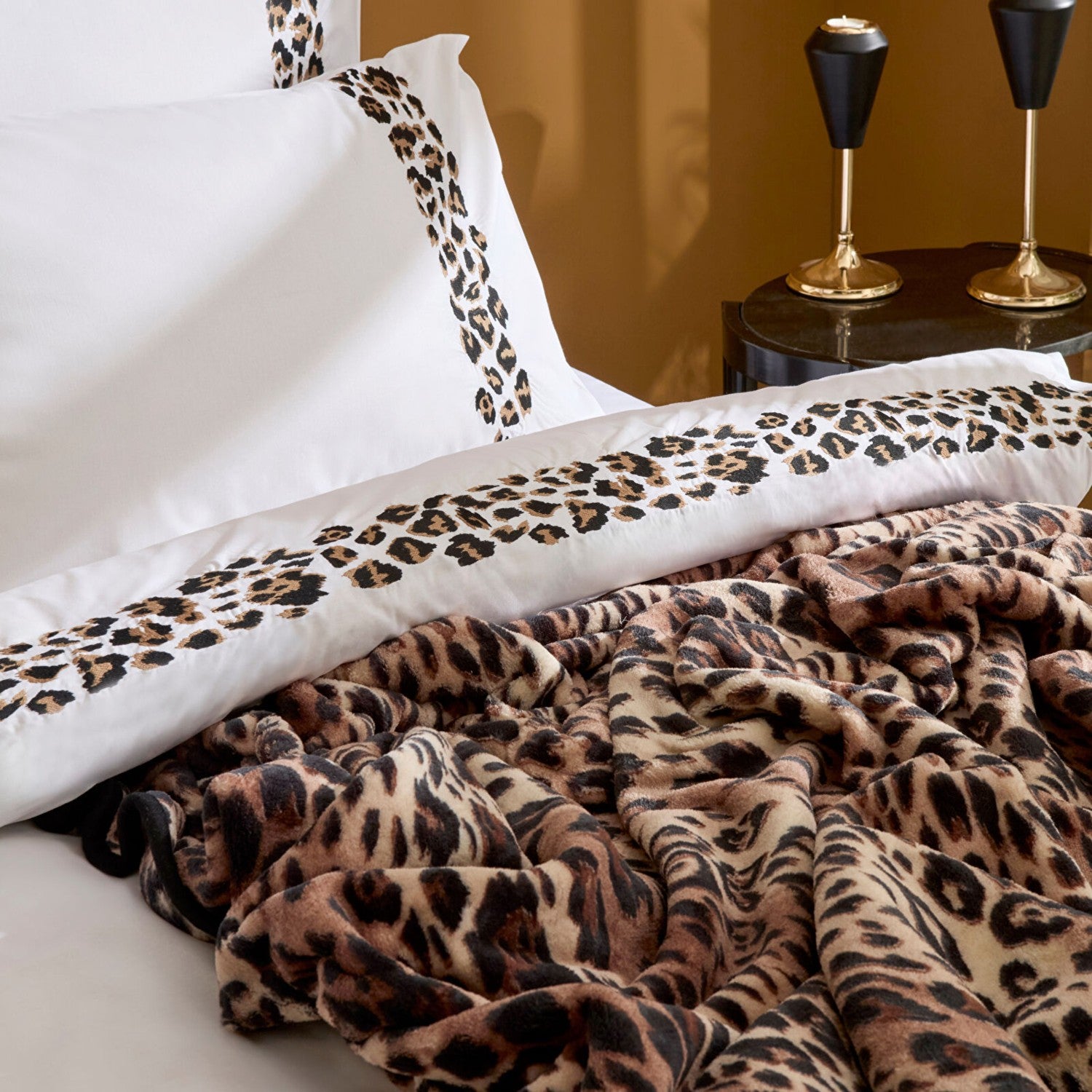 Karaca Home Furia %100 Cotton Embroidered Double Duvet Cover Set White - MALLTURK