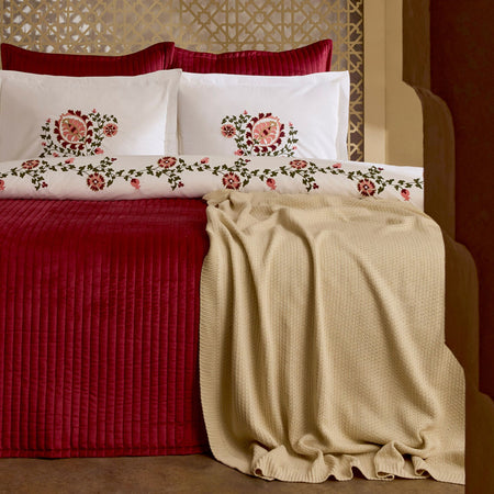 Karaca Home Lorea Double Embroidered Winter Set - MALLTURK