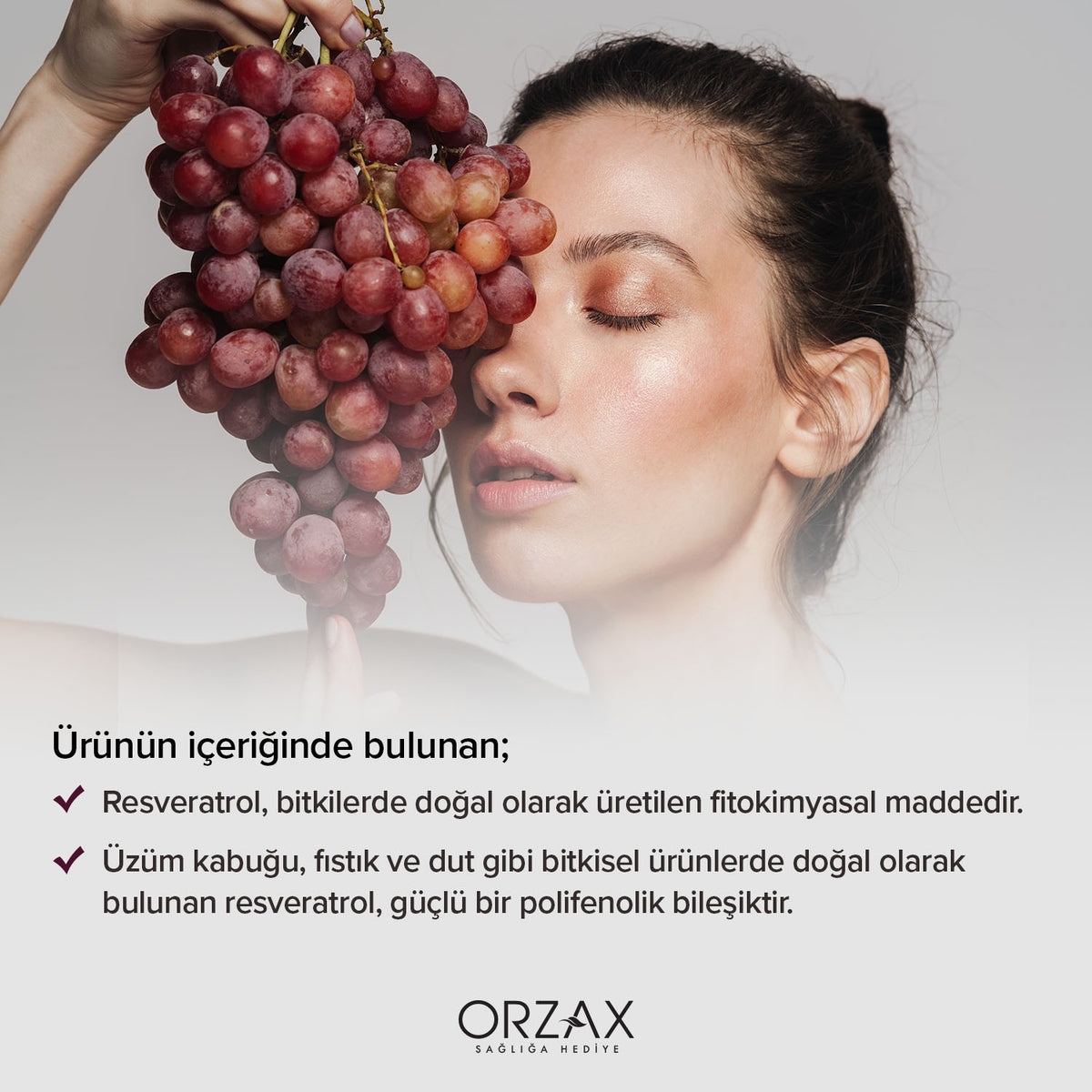 Orzax Ocean Resveratrol 200 mg 30 Capsule - MALLTURK