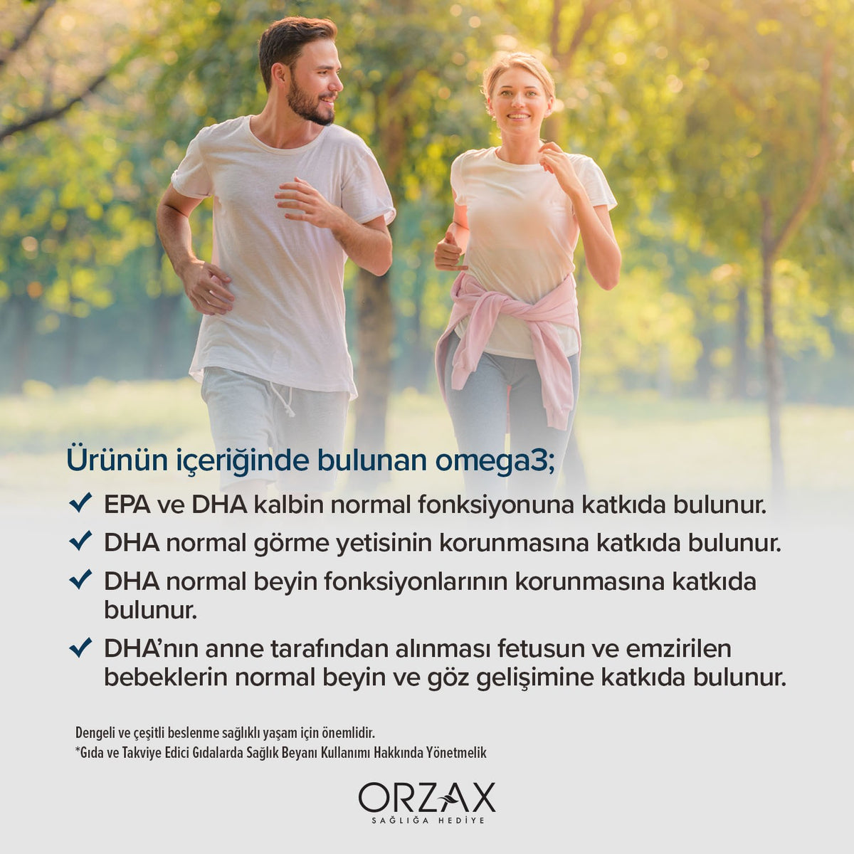 Orzax Ocean Plus 1200 mg Fish Oil 50 Capsule - MALLTURK