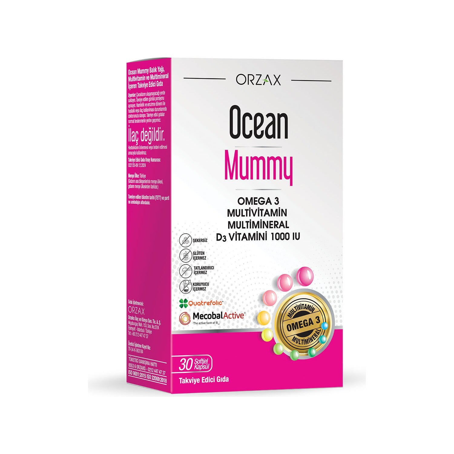 Orzax Ocean Mummy 30 Softgel Capsule - MALLTURK