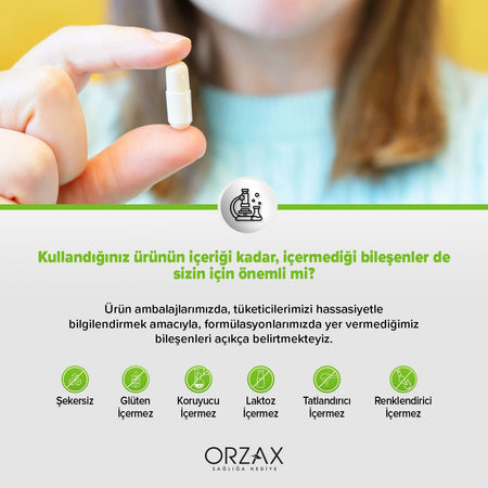 Orzax Ocean B Complex 50 Capsule Unflavored Dietary Supplement - MALLTURK