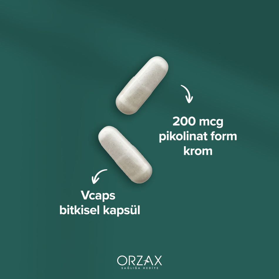 Orzax Ocean Krom Pikolinat 90 Capsule - MALLTURK