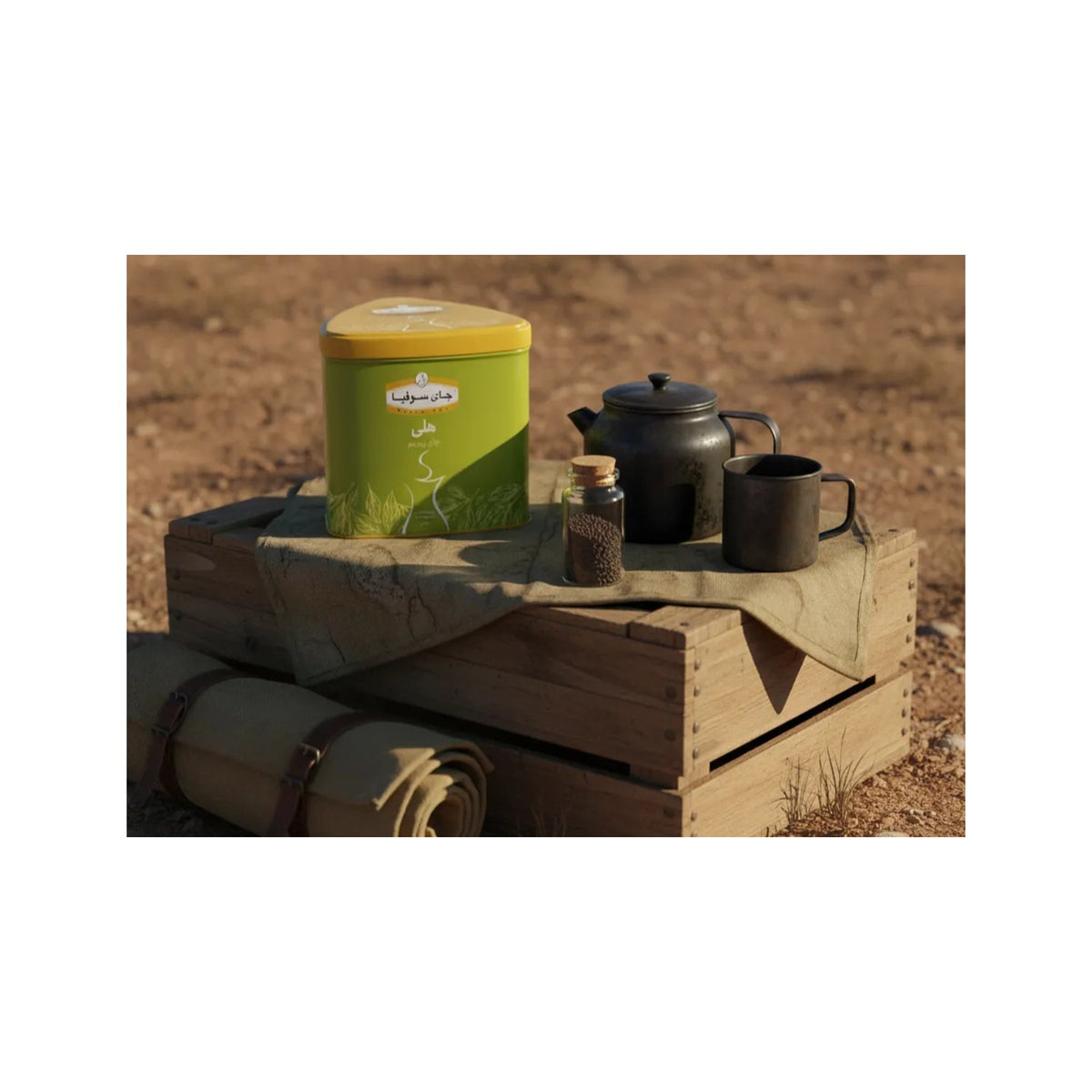 Sofia Tea Kenya tea 450 g Metal Kutu Kakule flavored CTC (tea Basak / tea sprout / Zengin Dem and intense aroma) - MALLTURK