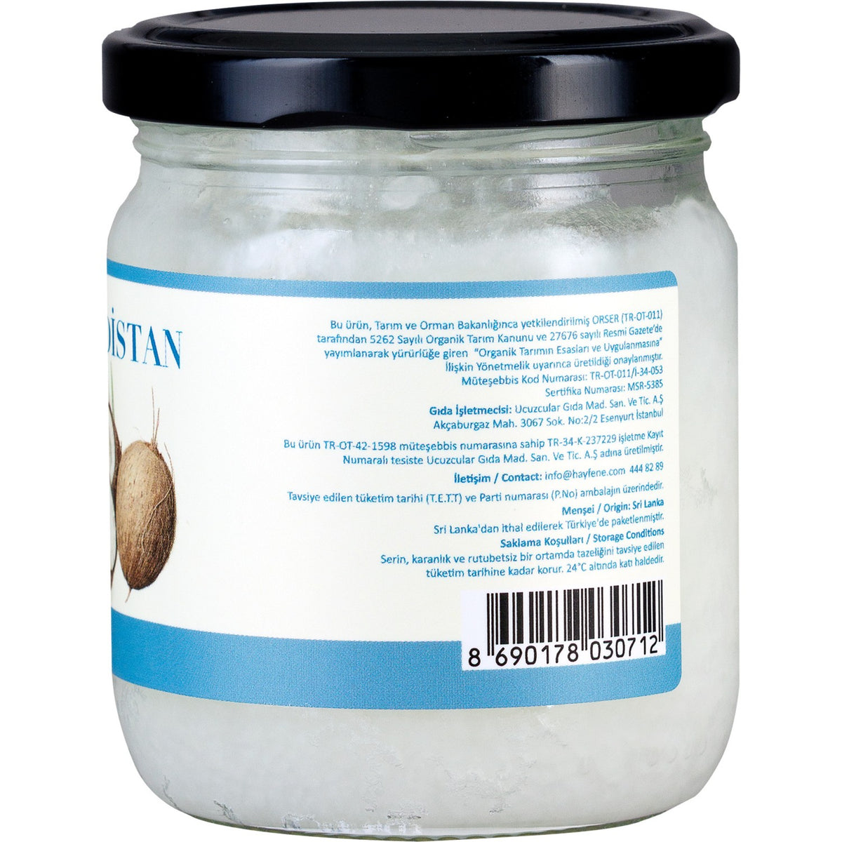 Hayfene Organic Coconut Oil