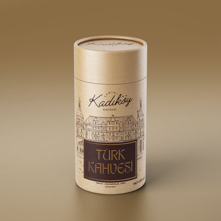 Historic Kadikoy Coffee, 250 Gram Cylindrical Can - MALLTURK