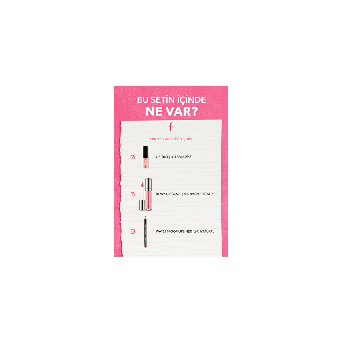 Flormar Perfect Lips Makeup Set