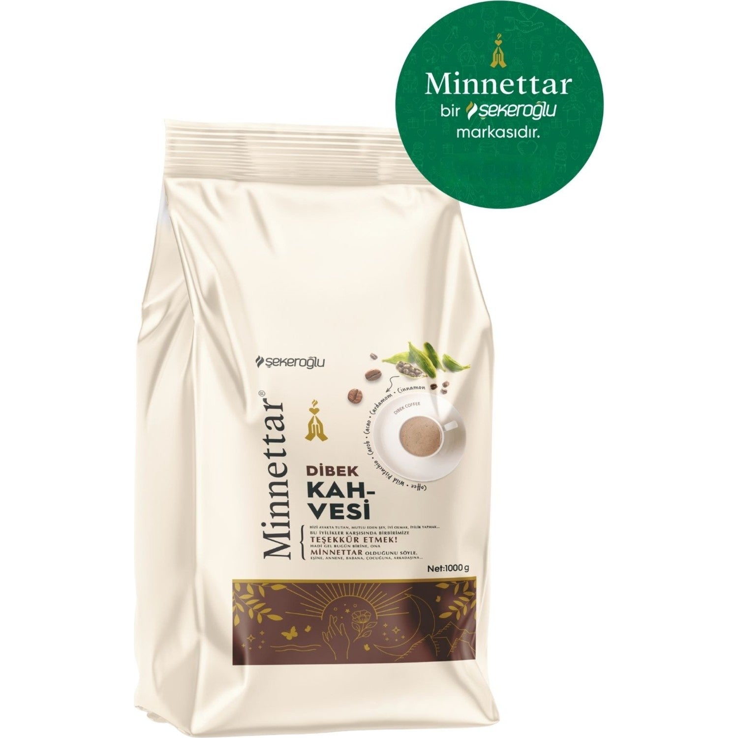 sekeroglu Minnettar Dibek Coffee 1000 Gr - MALLTURK