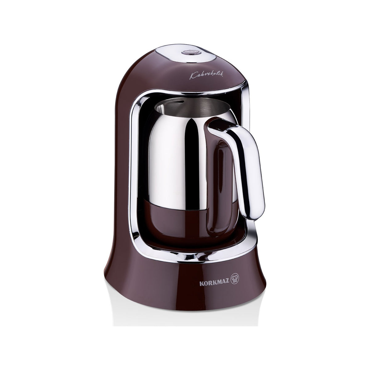 Korkmaz Kahvekolik A860-18 Automatic Coffee Maker, Robusta Chrome - MALLTURK