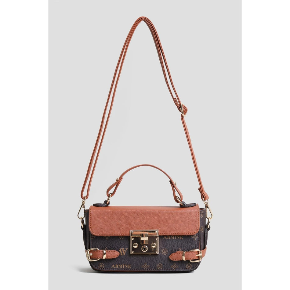 Armine Printed Bag 25YD7359 Brown