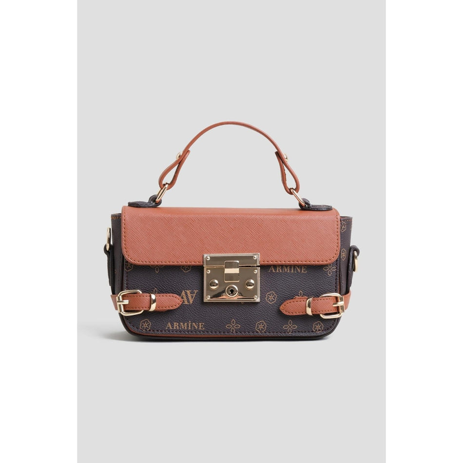 Armine Printed Bag 25YD7359 Brown