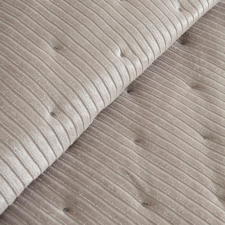 Karaca Home Lorian Double Bedspread Set Grey - MALLTURK