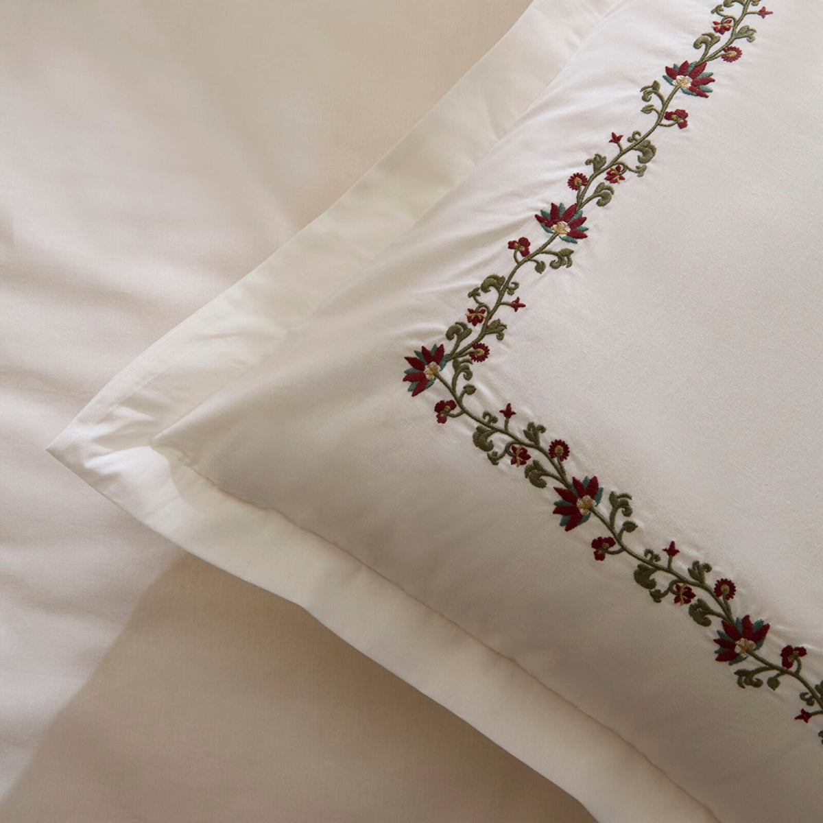 Karaca Home Merlith Double Duvet Cover Set White - MALLTURK