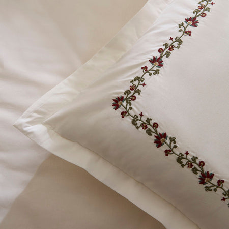 Karaca Home Merlith Double Duvet Cover Set White - MALLTURK