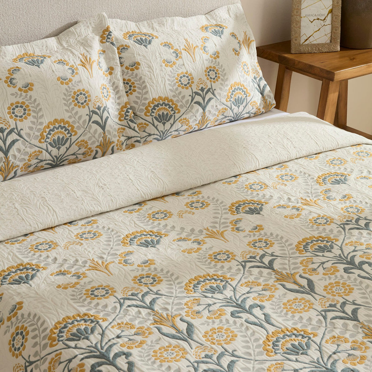 Karaca Home Alvea Double Bedspread Set - MALLTURK