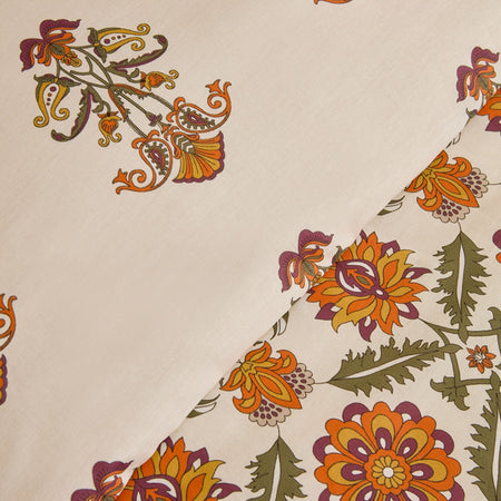 Karaca Home Zahara Double Duvet Cover Set Mustard - MALLTURK