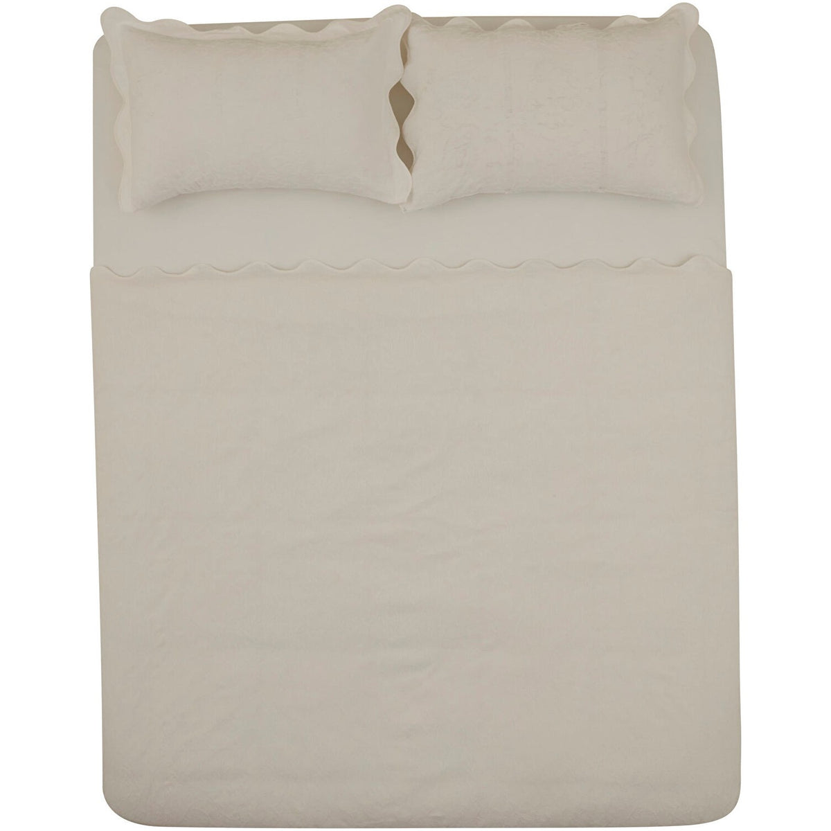 Karaca Home Maribel 100% Cotton Bedspread Set White - MALLTURK