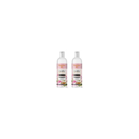 Rosense Micellar Water Cleansing Effect for All Skin Types 2 x 220 ml Contains Natural Rose Water - MALLTURK