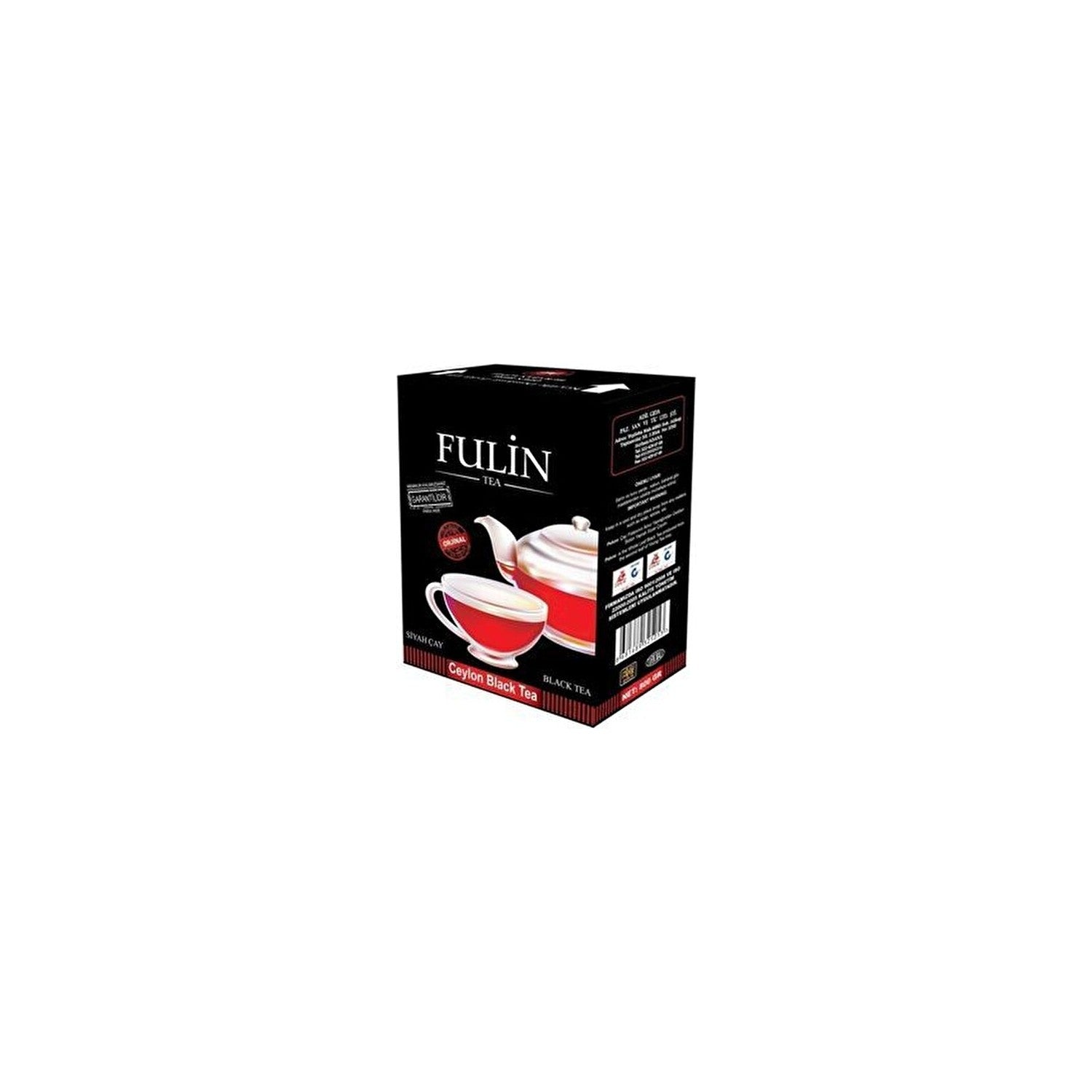 Fulin black tea 800 g Ceylon flavored quality loose leaf tea Turkiye Menseli - MALLTURK