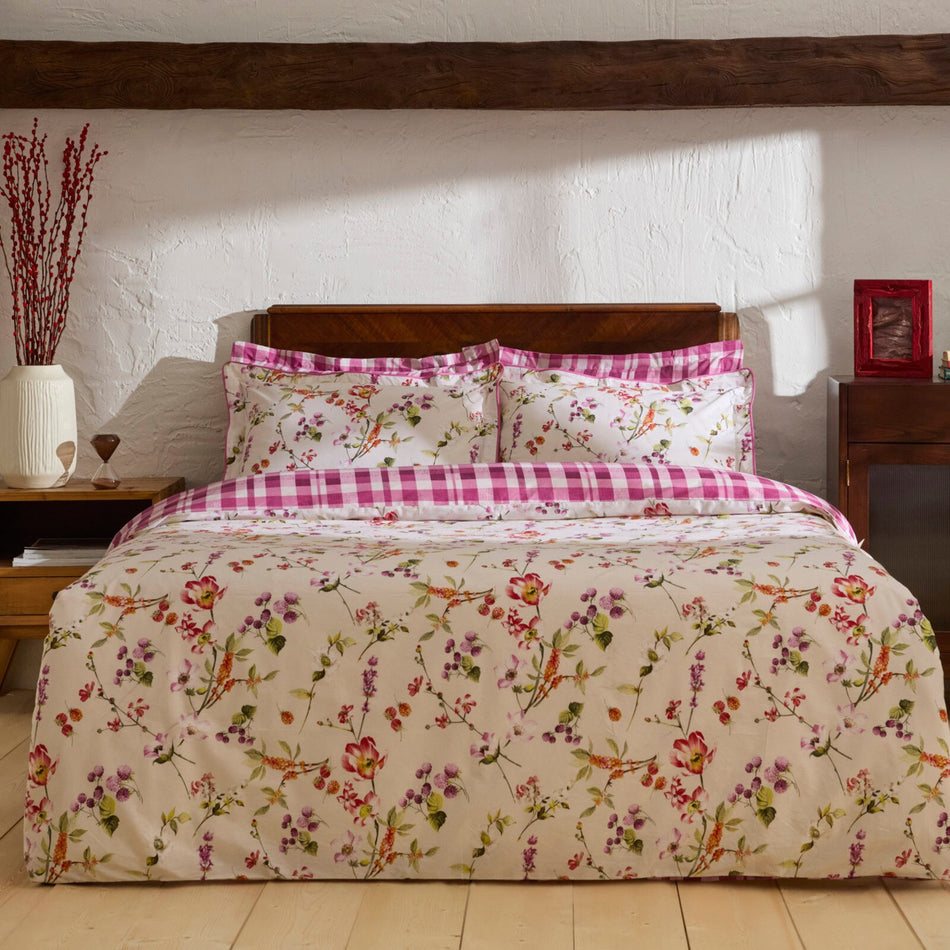 Karaca Home Berry Hills Double Duvet Cover Set Murdum - MALLTURK