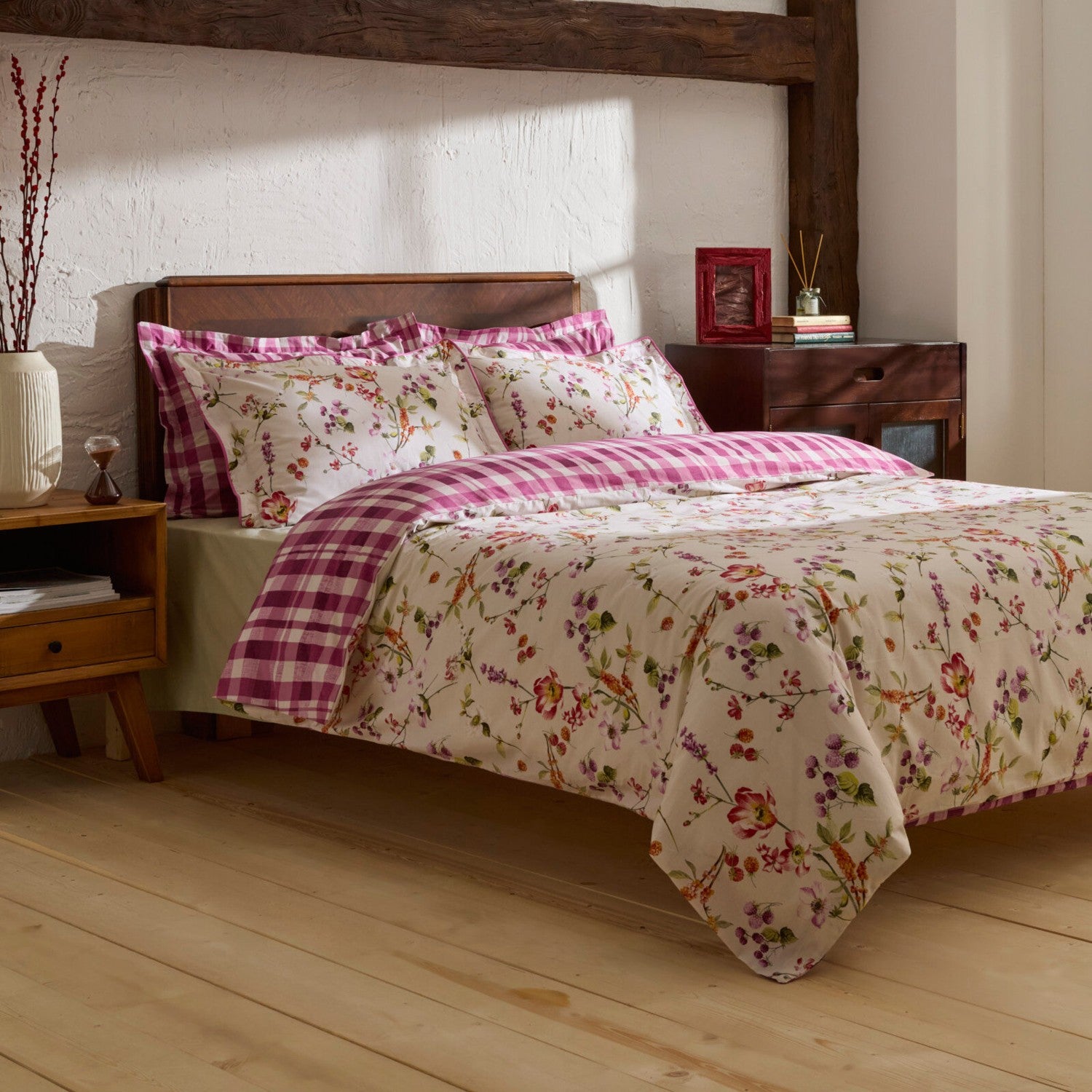 Karaca Home Berry Hills Double Duvet Cover Set Murdum - MALLTURK