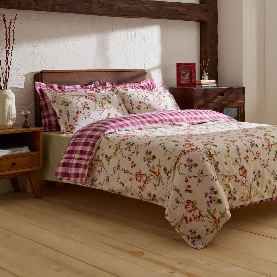 Karaca Home Berry Hills Double Duvet Cover Set Murdum - MALLTURK