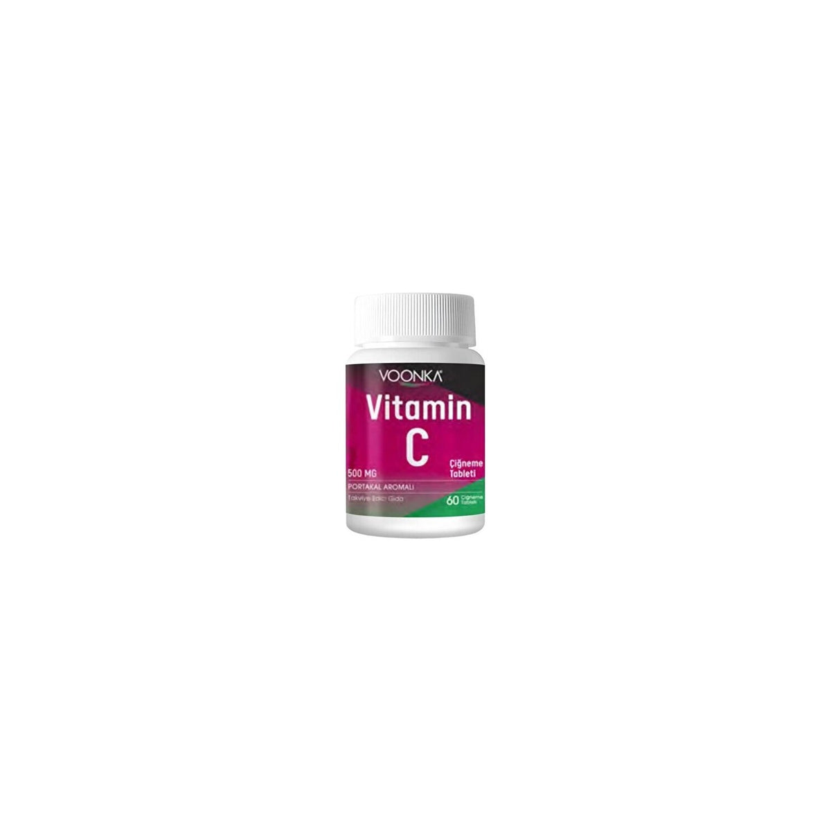 Voonka Vitamin C Orange Flavor Chewable Tablets 500 mg - MALLTURK